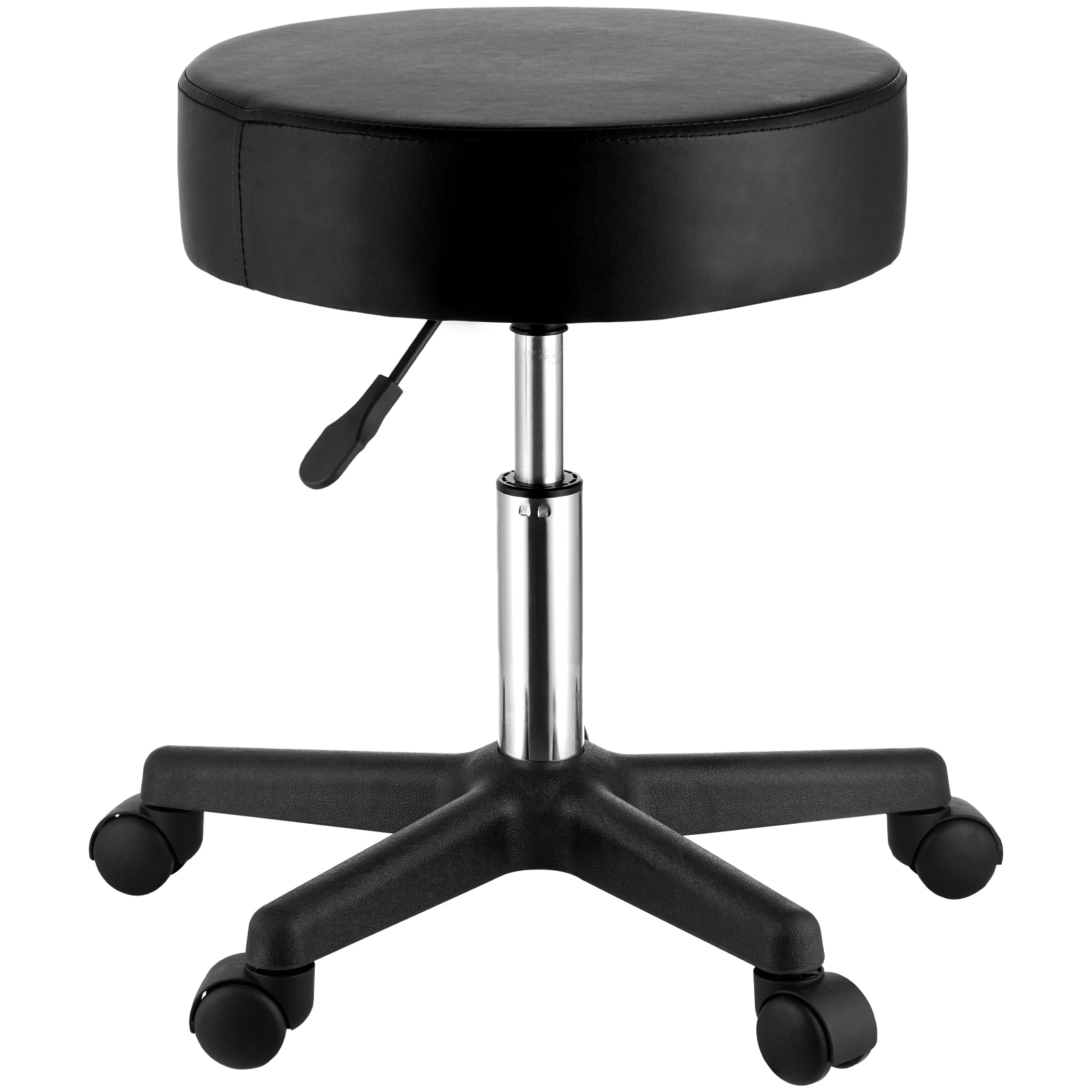 Rolling Stool With Wheels And Adjustable Height For Office And Salon_voghion.com